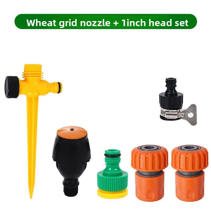 1pc Garden Sprinkler Rotating Lawn Sprinkler for Yard 360-DegreeAutomatic Rotating Head Lrrigation RotarySp Outdoor plastic