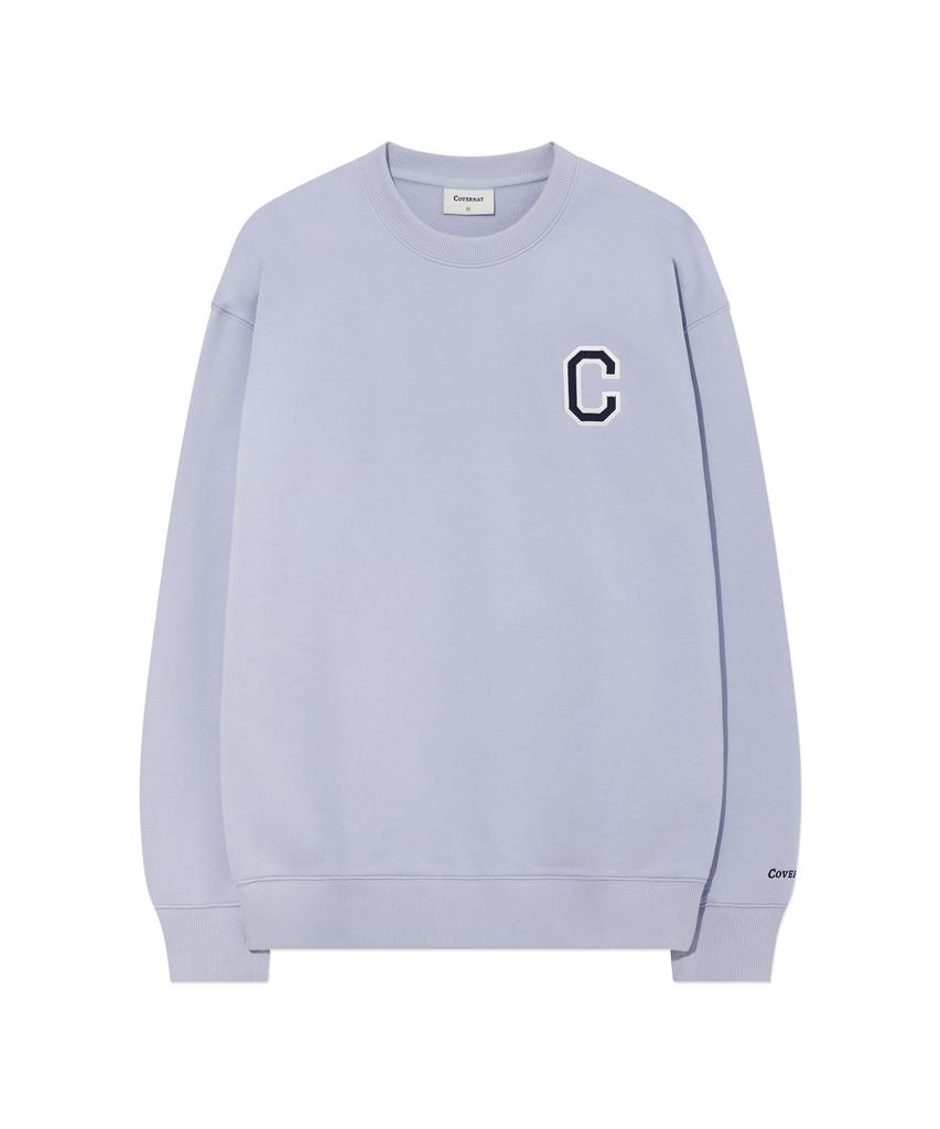 COVERNAT C Logo Sweatshirt Lavender
