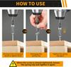 Federbelasteter Schraubenhalter Bit, Schraubengreifer Werkzeug Universal Anti-Drop Schraubendreher Bit Schrauben Halter Klemme Befestigungsset