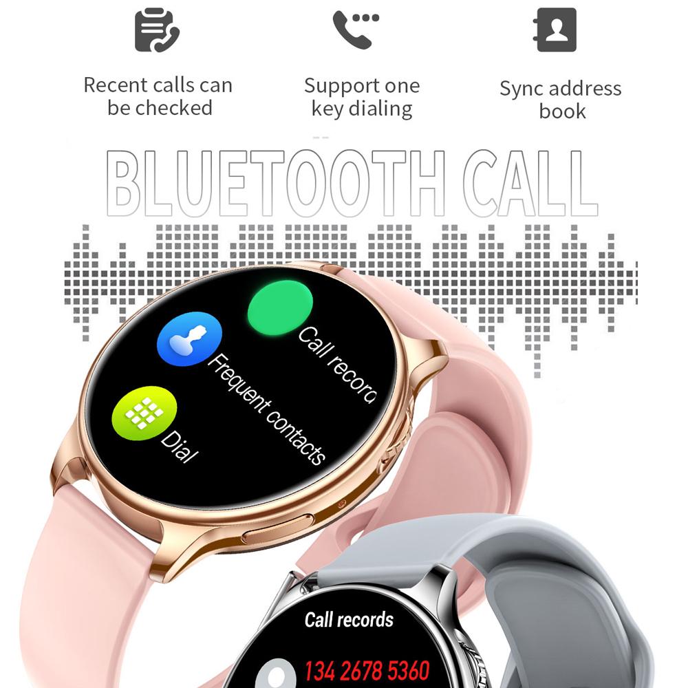 696 Bt Call Smart Watch Men Women Rotating Button Smartwatch Heart Rate Test 1.32 Inch 360*360 Relojes Inteligentes Ladies
