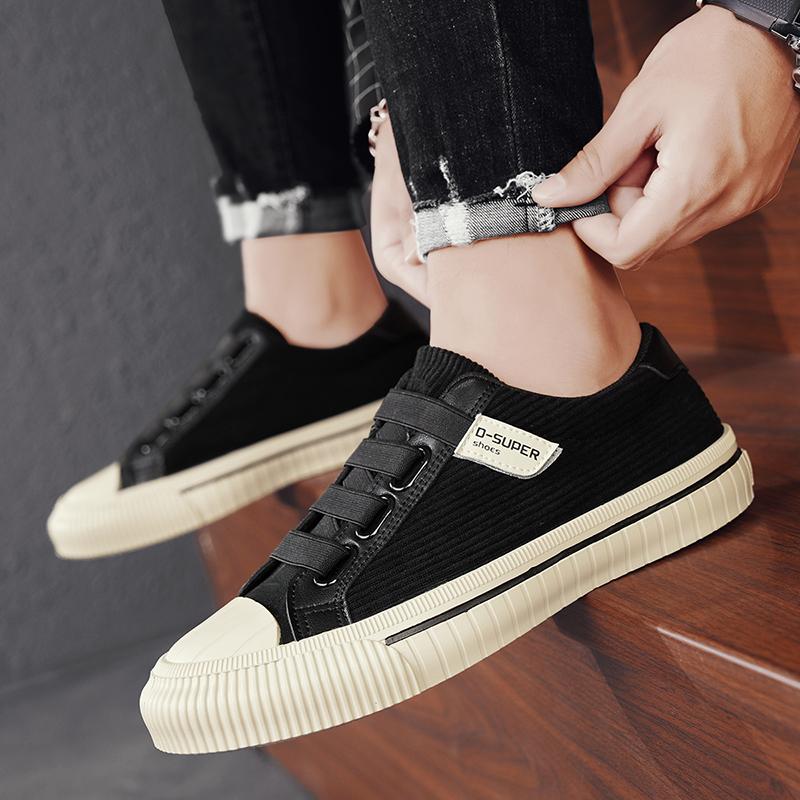 Vintage Kadife Erkek Spor Ayakkabı Moda Haki Günlük Spor Ayakkabı Erkek Orijinal Nefes Alabilir Vulkanize Ayakkabılar Erkekler için zapatos de hombre