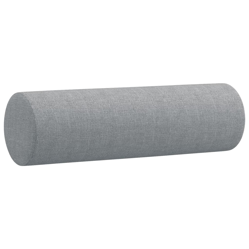 Vidaxl 2-Osobowa Sofa Z Poduszkami, Jasnoszara, 140 Cm, Tkanina