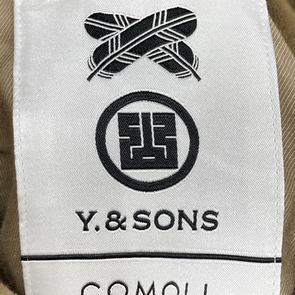 COMOLI S03-04022 Cashmere Lined Tielock Coat coat 2 beigeUsed