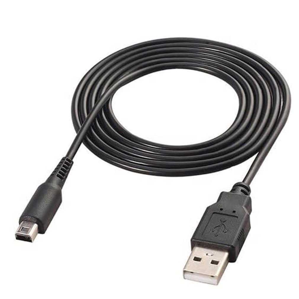 3DS Replacement Charger Cable for 3DS 2DS DSi, 2 Pack USB Charging Cord 4FT