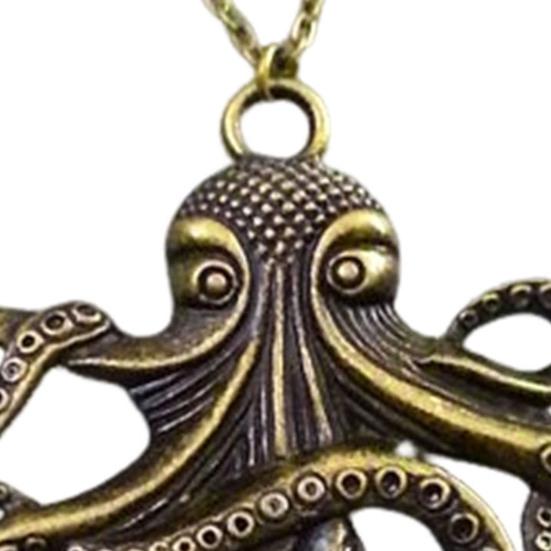 Vintage Oktopus Halskette Punk Oktopus Anhänger Halskette Retro Stilvolle Meereswesen Halskette Geschenk für Frauen
