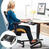 New Under Desk Footrest with Massage Rollers Ergonomic Foot Stool for Home Office Pain Relief and Comfort