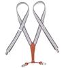 Leather Suspenders Man's Braces 4 Clips Adult Suspensorio Tirantes Hombre  Elastic strap 2.5*120cm