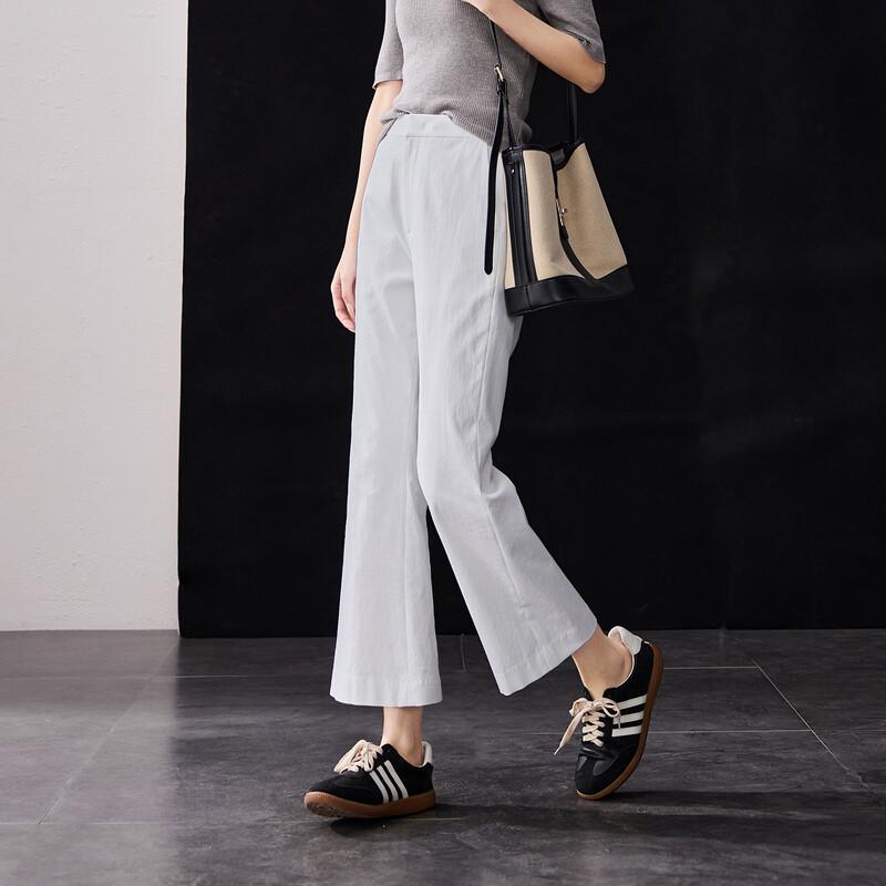 SOFSIL Women's High-Waisted Wide-Leg Pants