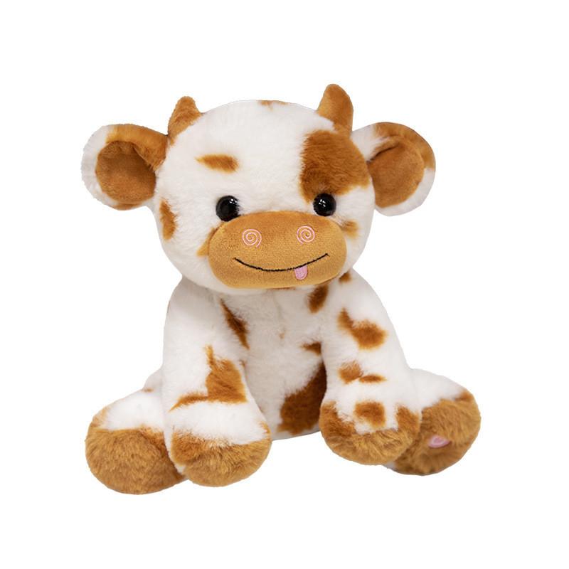 Cow Dairy Luminous Plush Toy Glowing Animal Stuffed Doll Bedroom Decoration