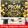 2D Marineblau Gold 50. Geburtstag Banner, Happy 50 Birthday Party Fotografie Kulisse