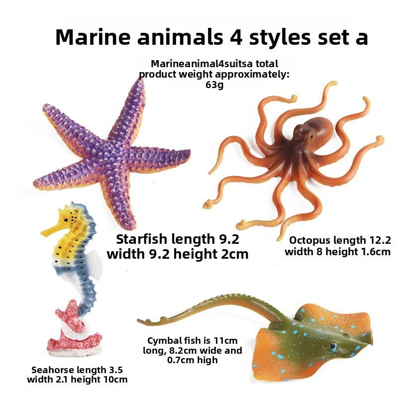 Horse Figures Animal Set With Farm And Marine Animals For Kids Learning And Play