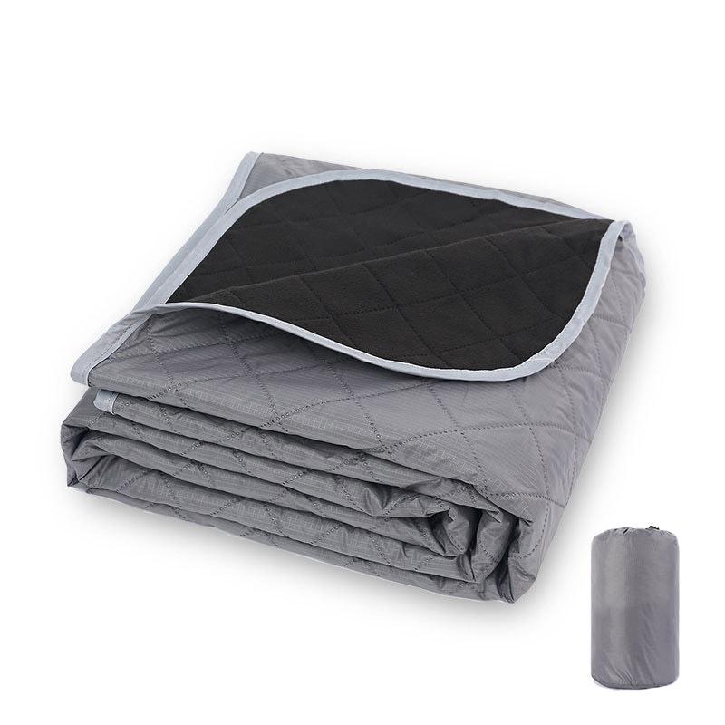 Accesorii de exterior Agitator Pătură de camping din poliester Covoraș de picnic portabil, impermeabil, îngroșat, rezistent la umiditate, lavabil la mașină, negru