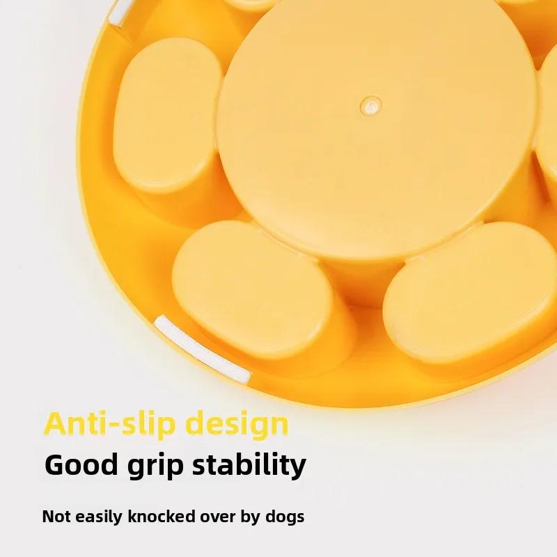 1PC Dog Puzzle Toys Push Type Feeder Leakage Interactive Feeding Toy for Small Medium-sized Cat Slow Food Dispenser Storage Bowl