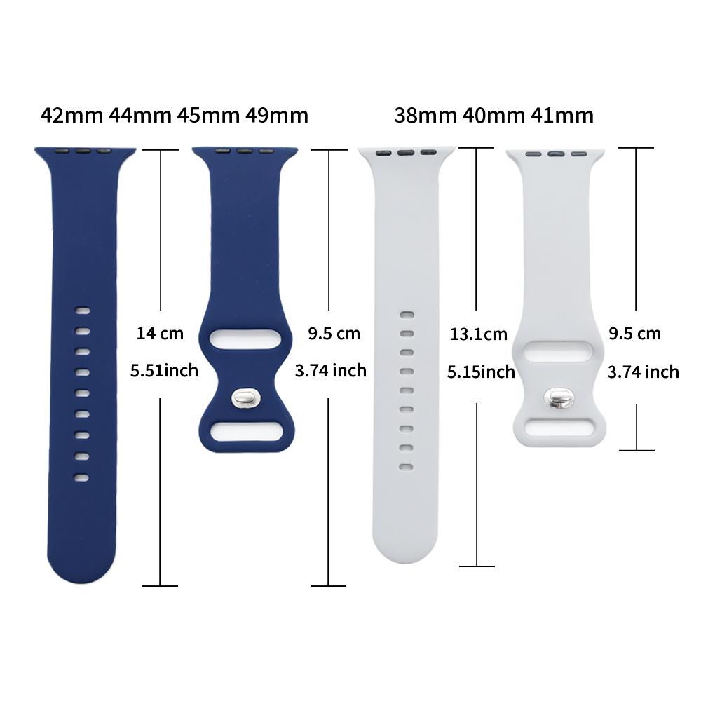 Classic Strap for Apple Watch Band 49mm 45mm 44mm 42mm 41mm 40mm 38mm Silicone Bracelets Smarwatch Iwatch Ultra SE Series 9 8 7 6 5 4 3