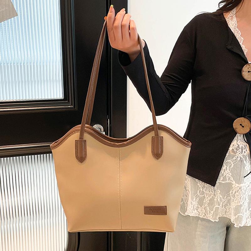 Retro Convertible Tote Bag Women's Spacious Shoulder Purse Vintage Work Commute Minimalist Casual Crossbody Handbag AVE