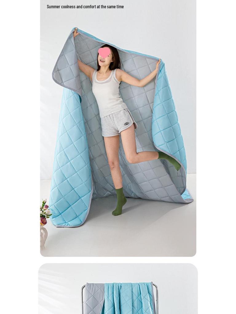 2025 Spring/Summer Silk Air Conditioning Quilt - Cool, Solid Color
