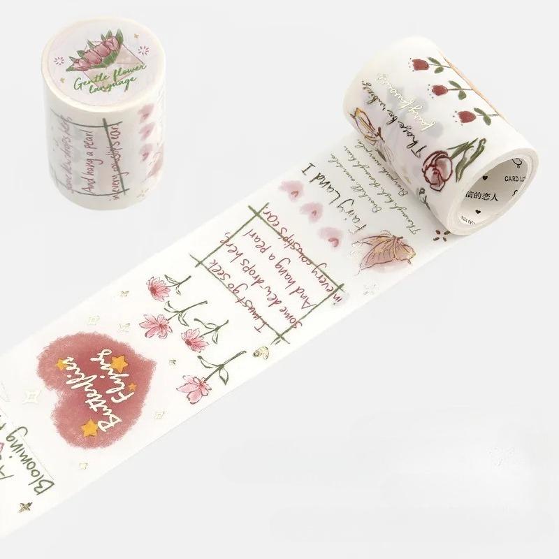 

5см*3м 1 рулон васи-ленты Каваий цветы растение лента наклейки планер декоративный коллаж дневник скрапбукинг товары для рукоделия 5cm