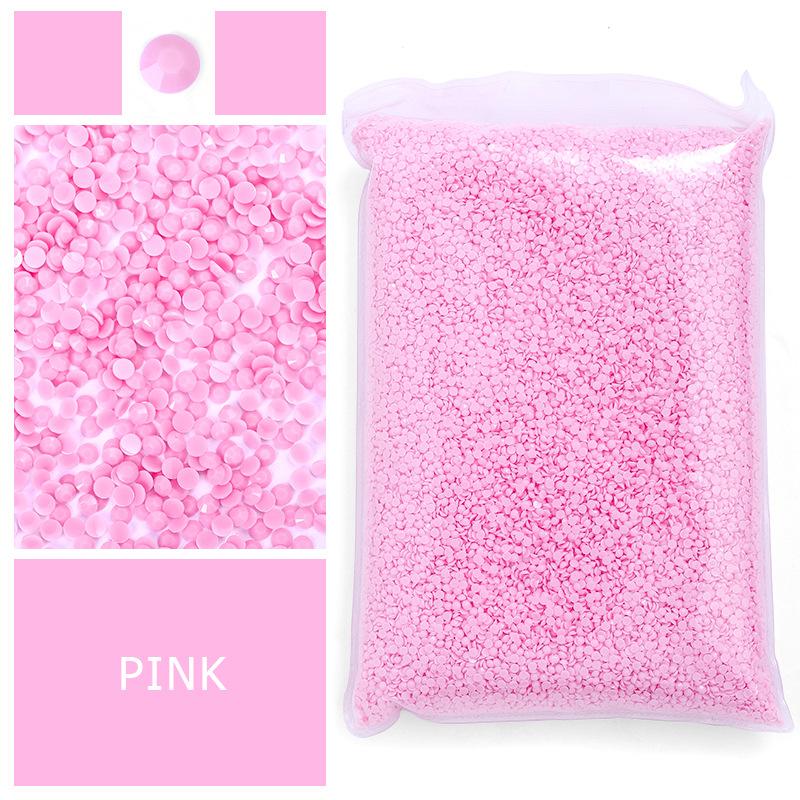 Hot-Selling Diamond Painting Sticker Diamond, Flat-Bottomed Resin Diamond, Jelly Color, Small Round Diamond, Large Packaging, Multi-Color Optional