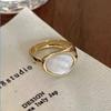 Vintage Enamel Oil Open Gold Rings Checkerboard Finger Ring  Accessories Jewelry Gift