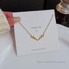 Niche Style Minimalist Necklace - Women's Japanese & Korean Design Clavicle Chain Pendant