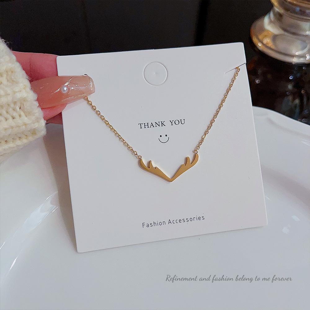 

Niche Style Minimalist Necklace - Women s Japanese & Korean Design Clavicle Chain Pendant