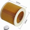 for DEYIN 5 Piece Replacement Air Dust Filter for Karcher Vacuum Cleaner Parts WD2250 WD3.200 MV2 MV3 WD3 A2004 A2204 HEPA Filter 2 MV3 WD3