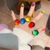 Anello Aperto Trasparente Jelly alla Moda Resina Multicolore Anello da Donna Per Festa Anelli da Dito Ragazze