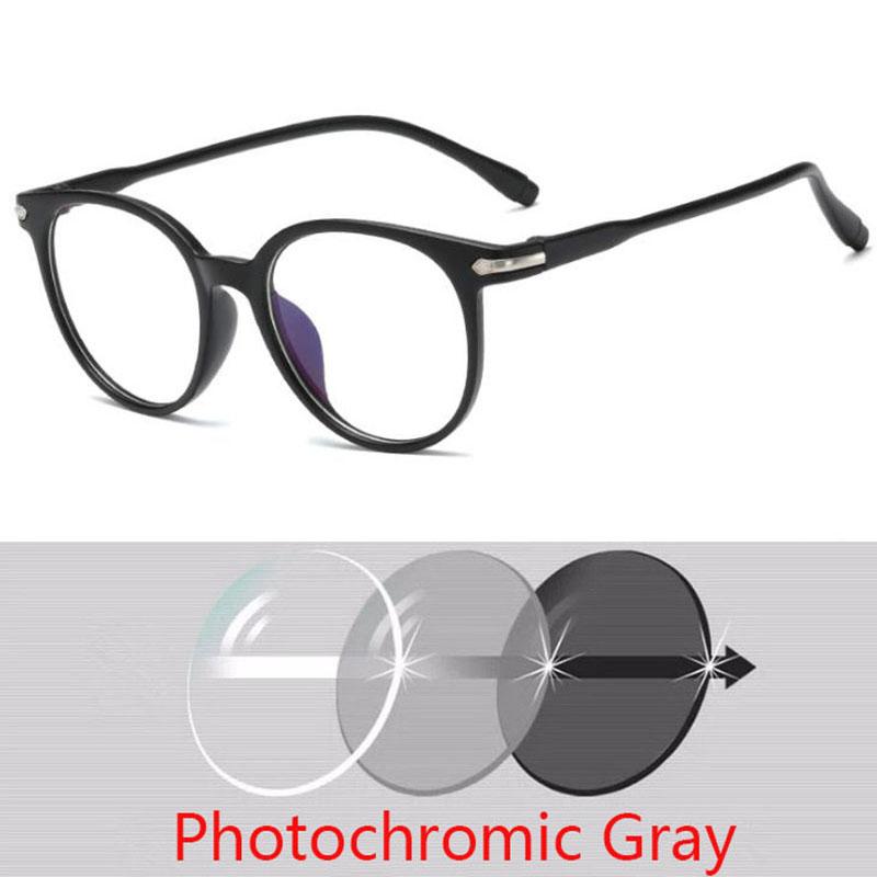 -1.0-1.5-2.0-2.5-3.0 To -6.0 Transparent Finished Myopia Glasses Men Women Black Eyeglasses Prescription Shortsighted Eyewear