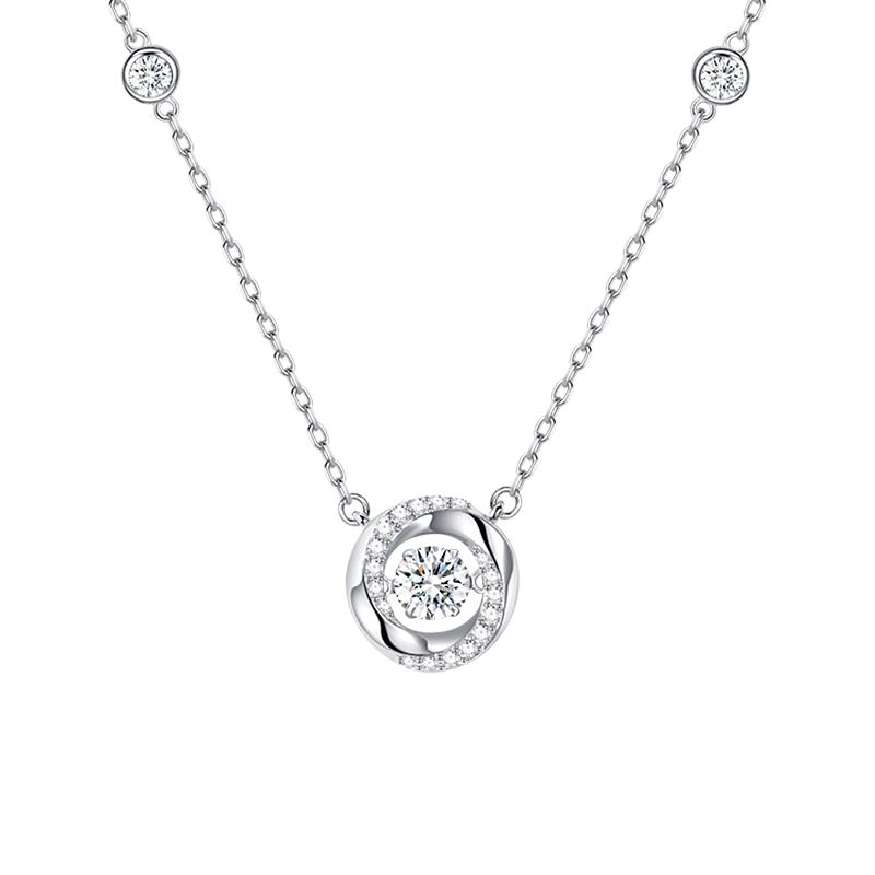 Fanci 925 Silver Heartbeat Necklace