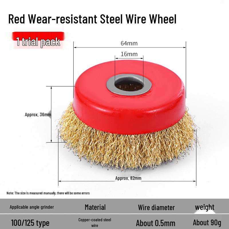 Rust Removal Steel Wire Brush Head for Angle Grinder