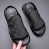 Summer Men's Sandals Mesh Upper Air Cushion Soft Sole Slip on Sandal Shoes City Walk Outdoor Beach Sandals for Men Sandalias New