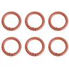 2/5/10Pcs Alloy Spray Painted Open Ring Spring Buckle Clasps For Key Bag Accessories