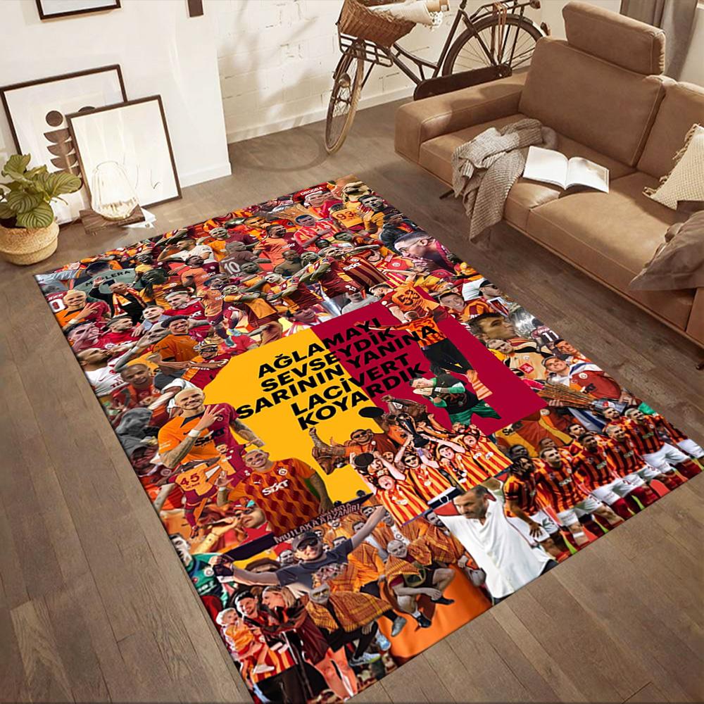 Galatasaray 41 Carpet Design for Balcony Outdoor Dormitory Study room Antislip Carpet Anime Office Decor