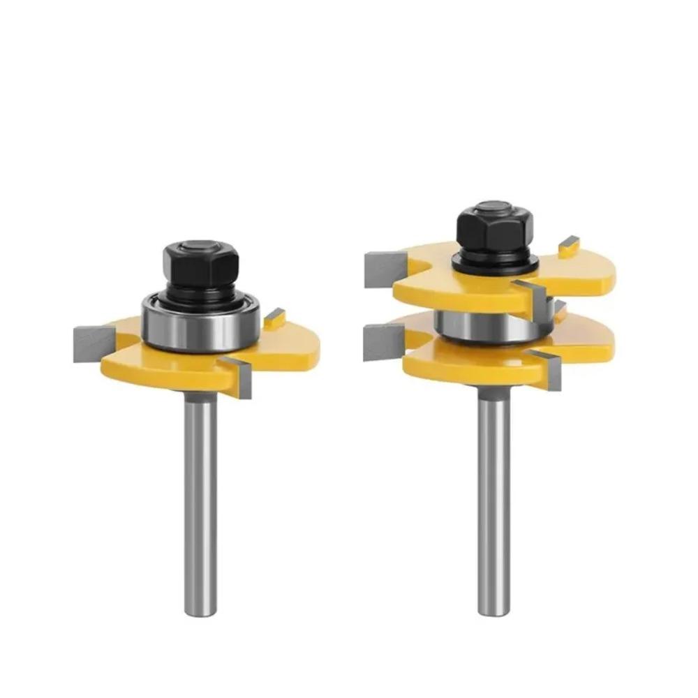 

Wear Resistant Woodworking Milling Cutter Sturdy Carving Cutter Floor Splicing Cutter Hand Tool