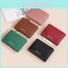 Urban Minimalist Pu Card Holder Wallet With Antitheft Design For Daily Use