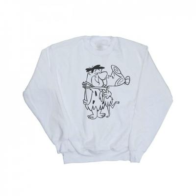 Womens/Ladies Fred and Wilma Kiss Sweatshirt