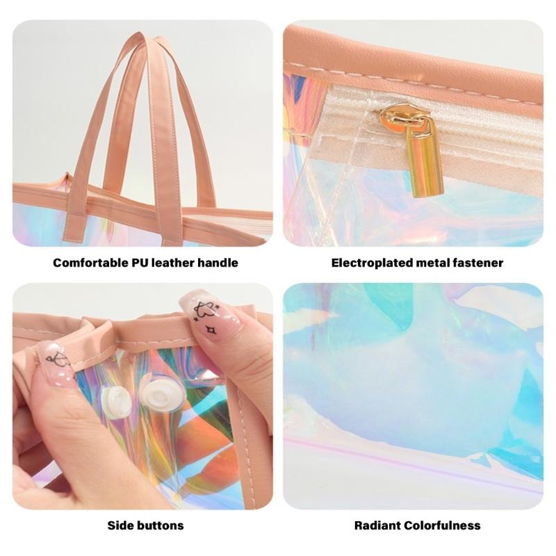 Waterproof Swim Bag With Vibranting Color Portable Designs for Beach Pool Gym Outdoor