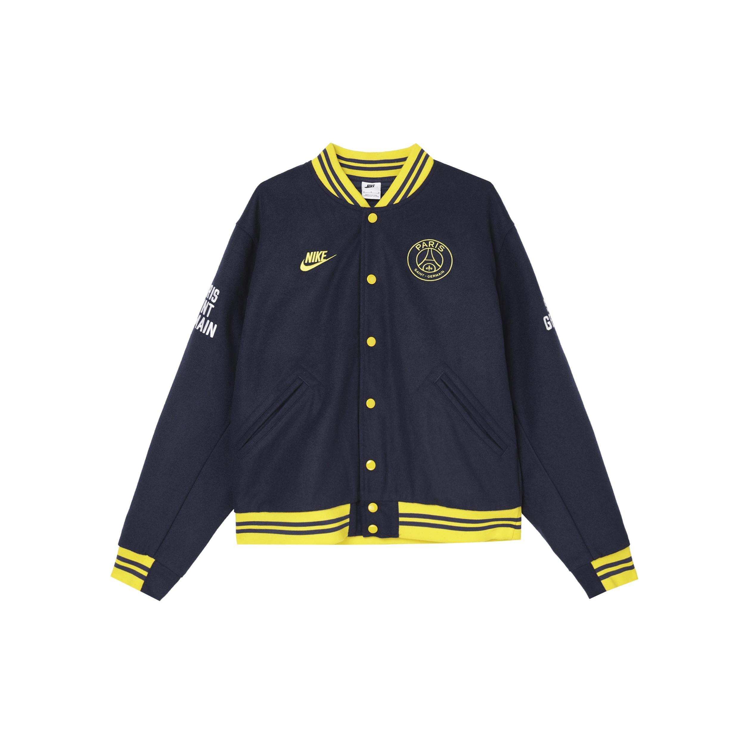 Nike Football Varsity Jacket  Paris Saint-Germain Authentics  Men s FQ7803-410 XL