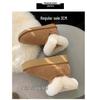 Sangpo Women's Sheepskin & Wool Thick-Soled Snow Boots - 2025 Winter Collection Genuine Leather & Wool Toggle.