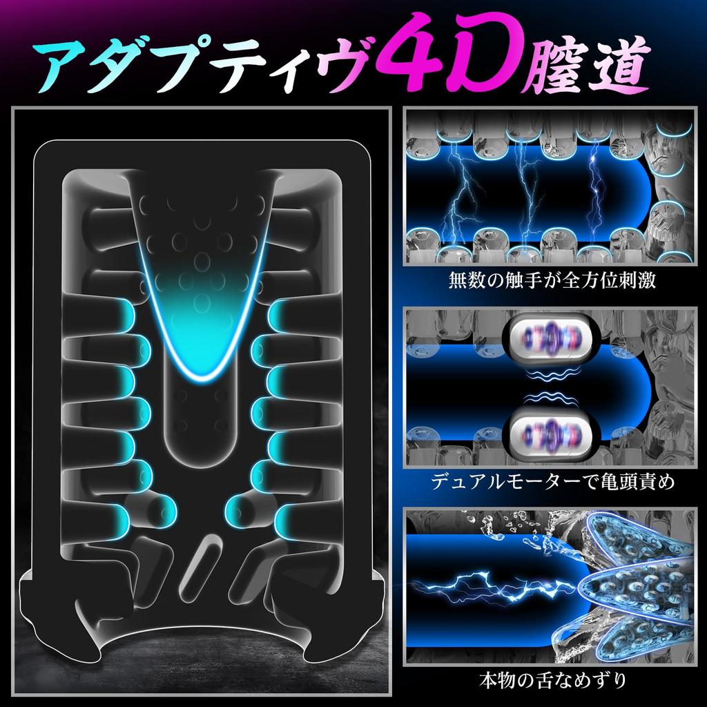 Electric Onahole Onahole Electric Onahole Intense Rotating Pistons 7 Intense Vibrations Divine Tongue Licking Smartphone Control Onahole Popular for