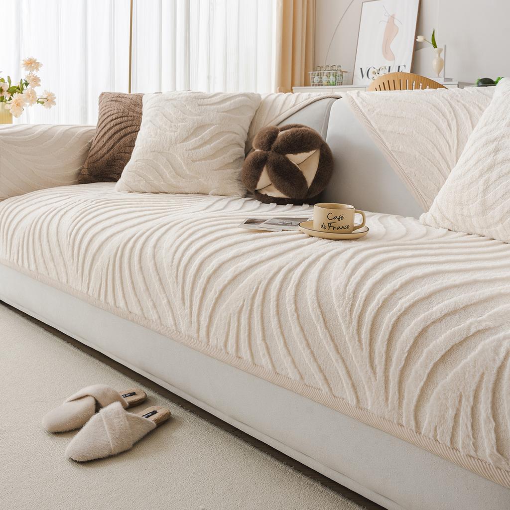 Winter Plush Sofa Cushion Non-Slip Sofa Seat Cushion Advanced Sense  New Sofa Cover Sofa Cover Cover Cloth Towel