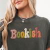 Bookish Faux Yarn Comfort Colors Shirt, Fiction Fantasy Reader Gift, Booktrovert Sweatshirt, Antisocial Readers Bookish Book Lover Gift