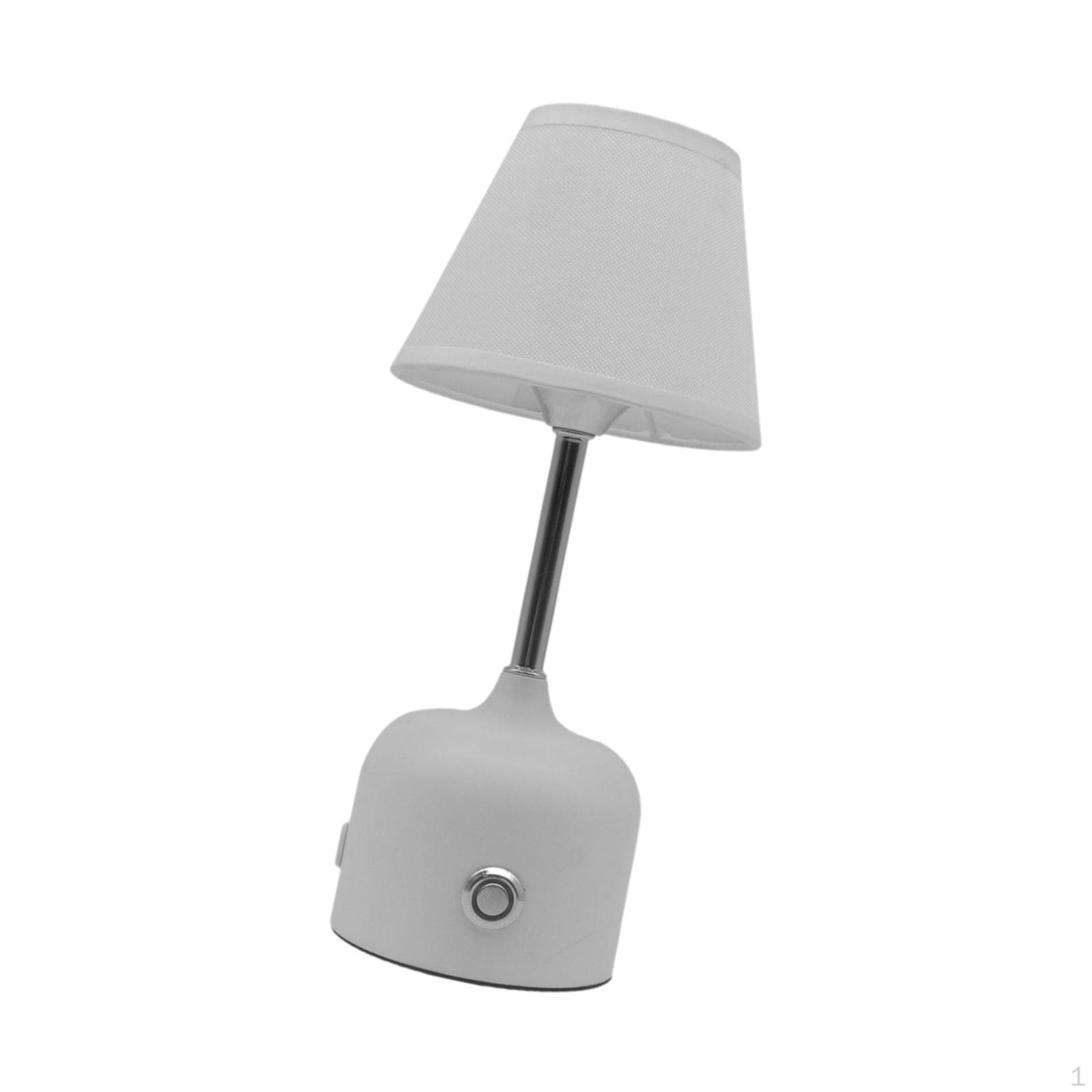 

Dimmable Touch Table Lamp for Kitchen and Living Room Decor White Base