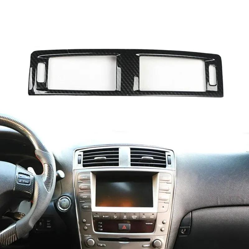 Carbon Fiber Car Middle Air Outlet Vent Cover Trim For Lexus IS 250 2006-2011 Middle Air Outlet Vent Cover Trim