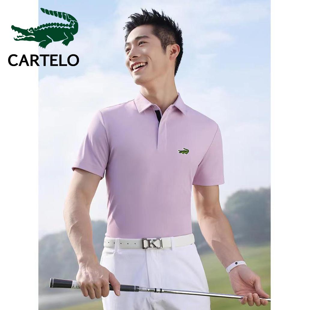 

2024 Весна/Лето Новая вышитая рубашка-поло для гольфа Анти-УФ-влагоотводящая антибактериальная рубашка-поло 5А