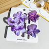 Flower Hairpin Double Flower Combination Grab Clip Updo Shark Clip Hair Accessory
