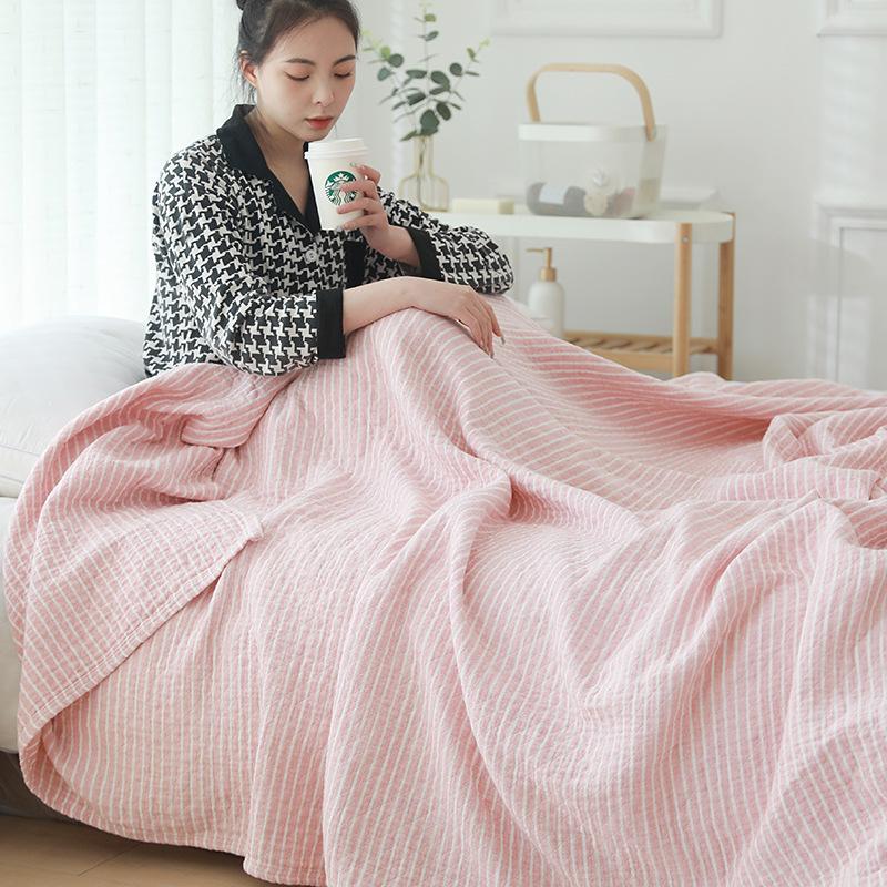 Triple Layer Gauze Towel, Single and Double Adult Cotton Bed Sheet, Summer Air Conditioning, Summer Cooling, Nap Blanket