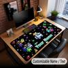 Custom Name Text Big Mouse Pad,Among Us Soft Non Slip Extended Desk Mat For Home Office