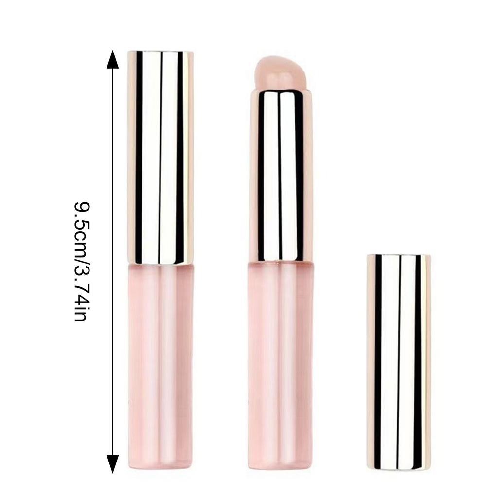 Silicone Lip Brush For Nail Glue Blending Makeup Tool With Ergonomic Handle