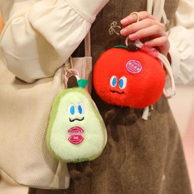 Ciondolo Adorabile Insetto Mangia Frutta: Mela, Mango, Avocado, Pesca - Regalo di Capodanno Perfetto per Lei